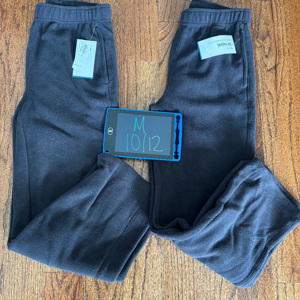 NWT Boys Old Navy Fleece Pants Size 10/12 Medium